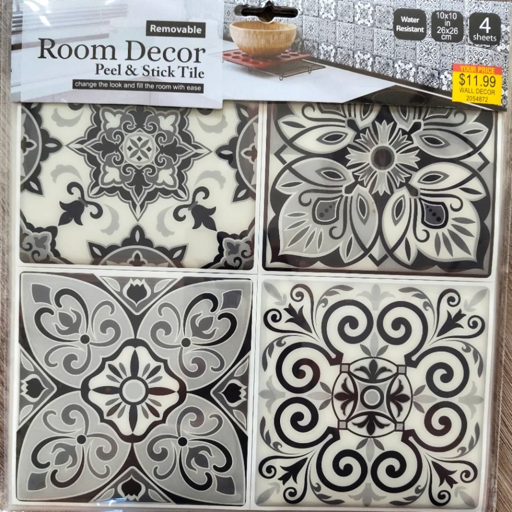2/$10📸🆕16 Peel & Stick Tile Squares